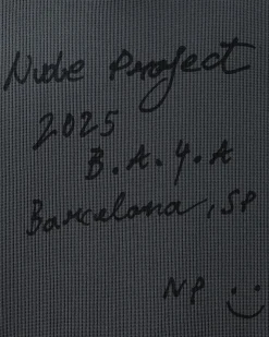 Nude Project Sudadera con Cremallera Global Soon Waffle Gris Oscuro Online