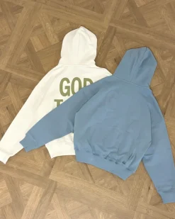 Nude Project Sudadera Con Cremallera God is a DJ Azul New