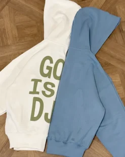 Nude Project Sudadera Con Cremallera God is a DJ Azul New