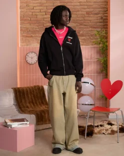 Nude Project Sudadera Con Cremallera Heartbroken Negra Outlet