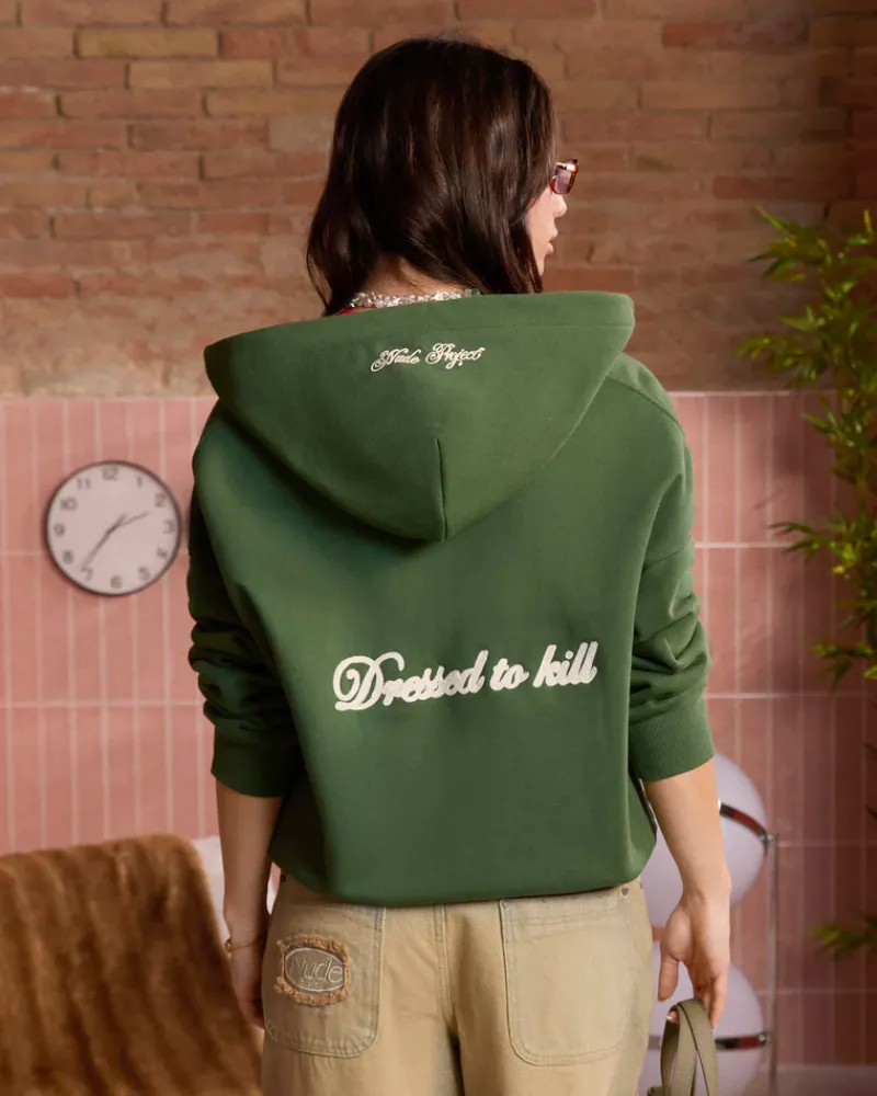 Nude Project Sudadera Con Cremallera Kill Bill Verde Sale