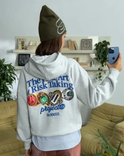 Nude Project Sudadera Fine Art Gris