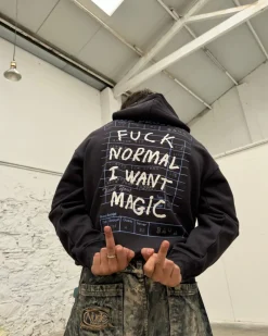 Nude Project Sudadera Fuck Normal Negra Sale