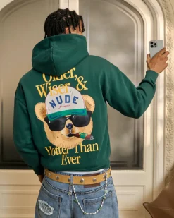 Nude Project Sudadera Hot Verde New