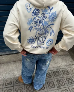 Nude Project Sudadera Jarron Blanco Crema Clearance