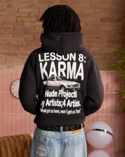 Nude Project Sudadera Karma Gris Oscuro Best
