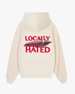 Nude Project Sudadera Locally Hated Blanco Crema New