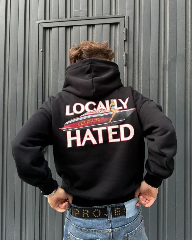 Nude Project Sudadera Locally Hated Negra Best
