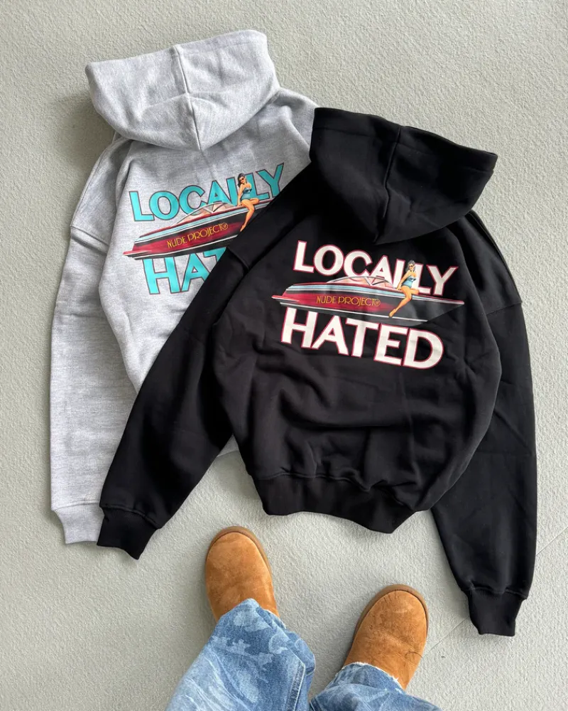 Nude Project Sudadera Locally Hated Negra Best