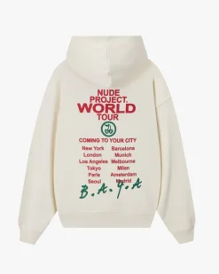 Nude Project Sudadera Nude Tour Blanco Crema Best
