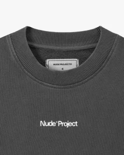 Nude Project Sudadera Sin Capucha Cult Kid Gris Oscuro New