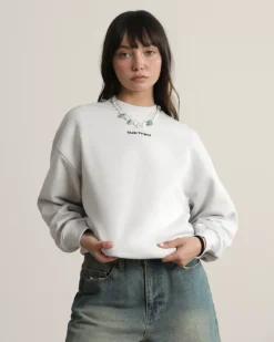 Nude Project Sudadera sin Capucha Gris Hot