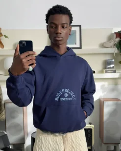Nude Project Sudadera Swans Azul Marino Best