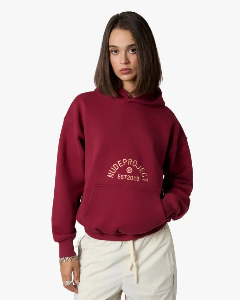 Nude Project Sudadera Swans Granate Sale