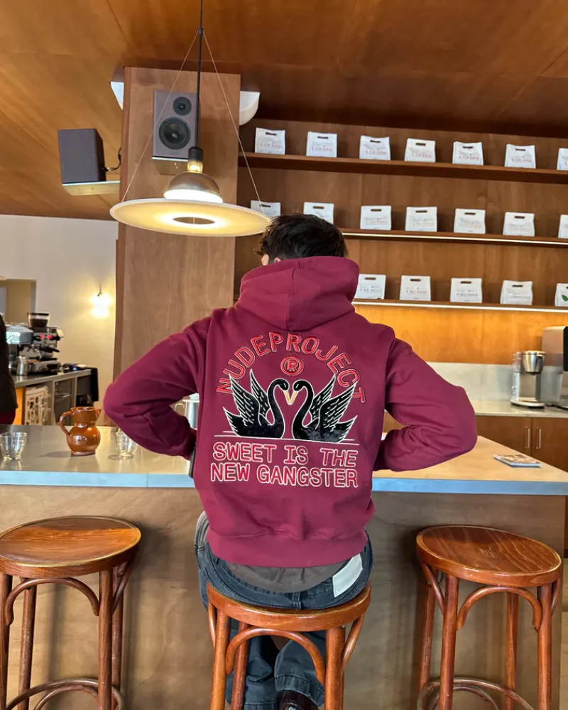 Nude Project Sudadera Swans Granate Sale