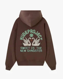 Nude Project Sudadera Swans Marrón Outlet