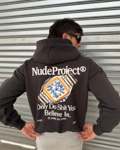 Nude Project Sudadera Time Gris Oscur0 Outlet
