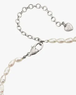 Nude Project Sweet Pearl Necklace Silver Online