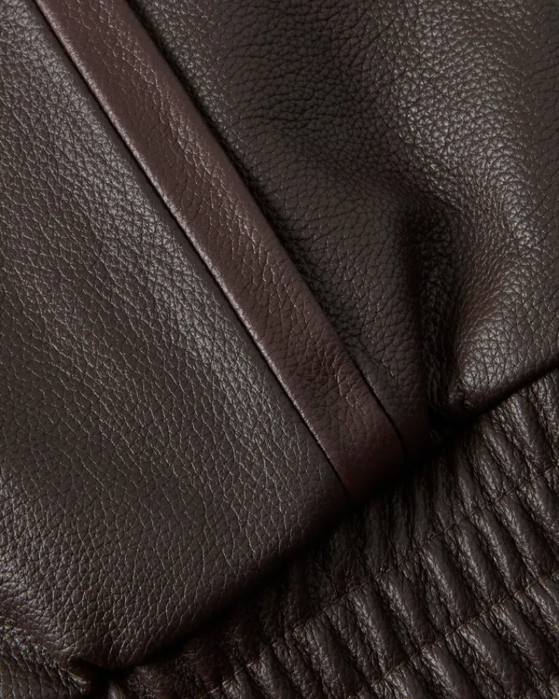 Nude Project "The" Leather Jacket Marrón Hot