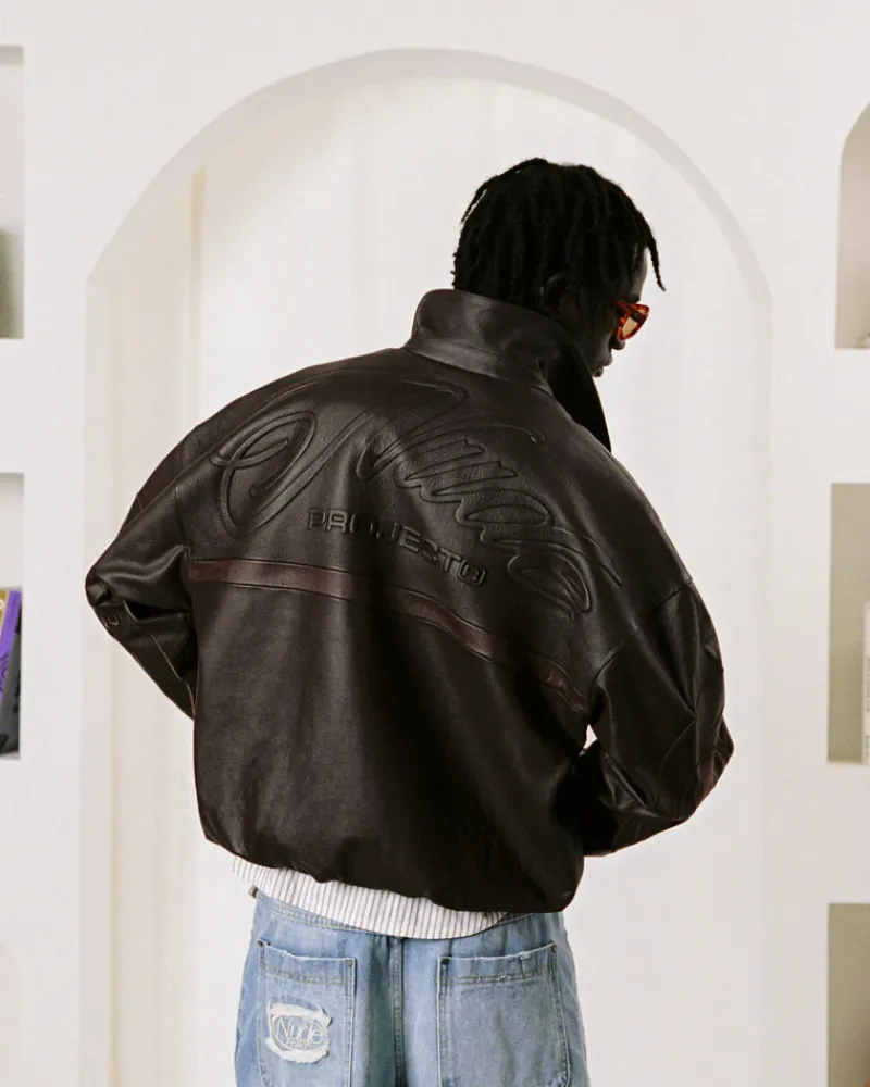 Nude Project "The" Leather Jacket Marrón Hot