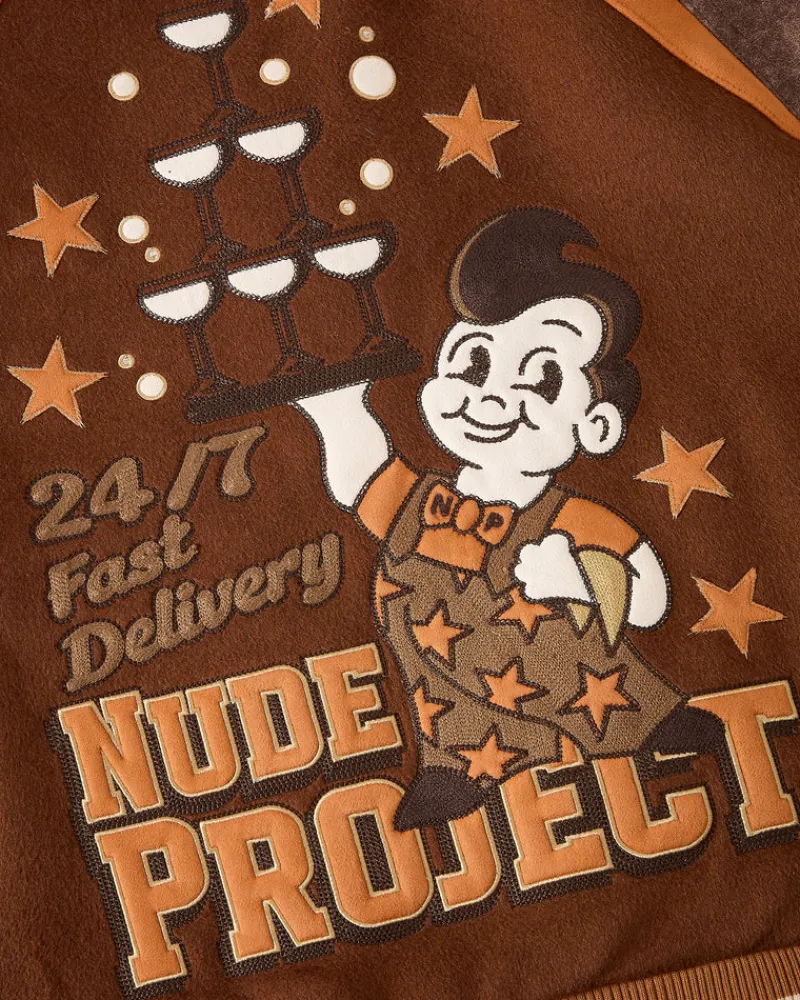 Nude Project "The" Varsity Bomber Jacket Online