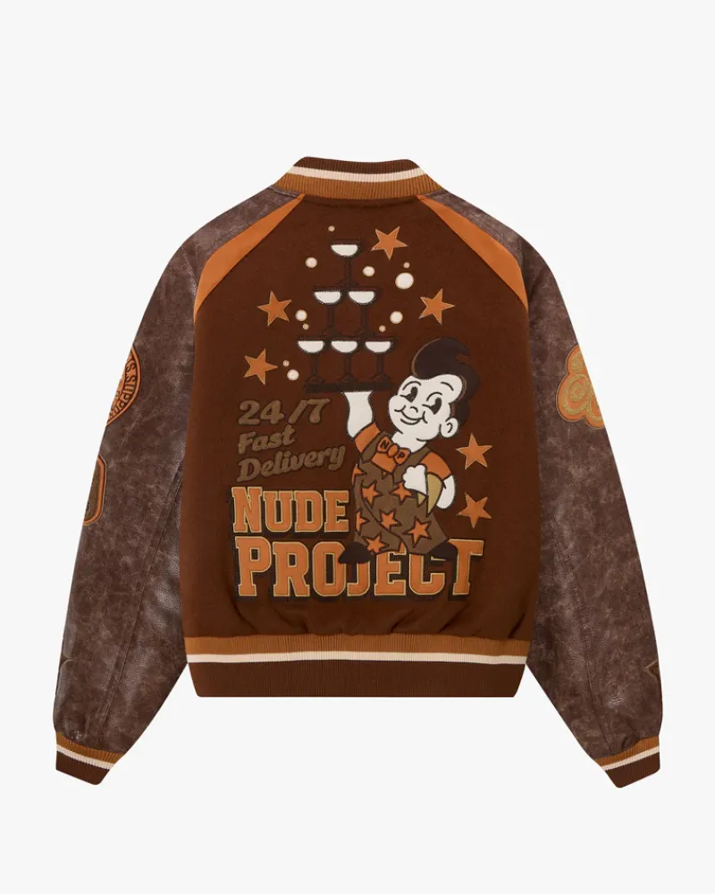 Nude Project "The" Varsity Bomber Jacket Online
