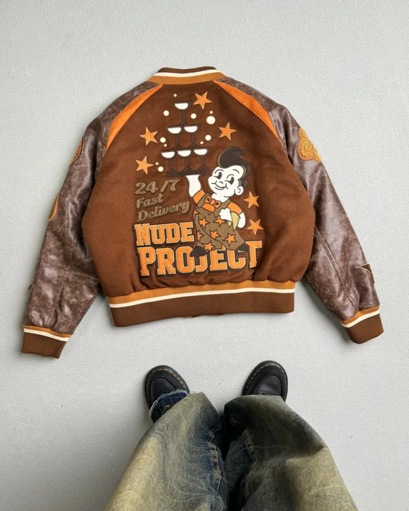 Nude Project "The" Varsity Bomber Jacket Online