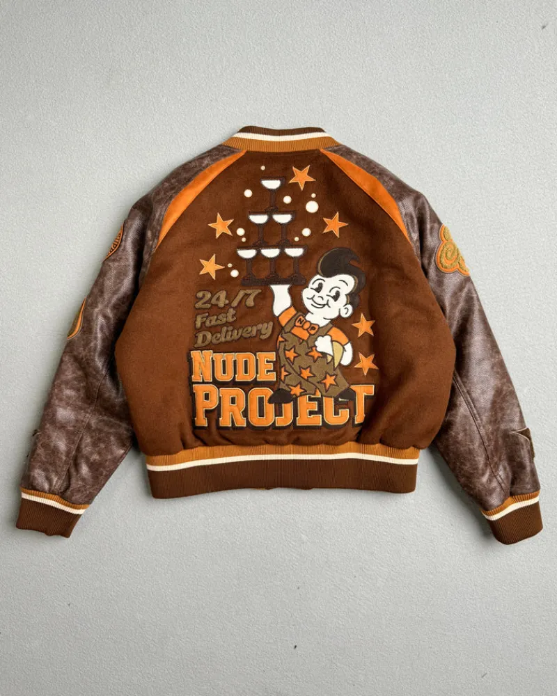 Nude Project "The" Varsity Bomber Jacket Online