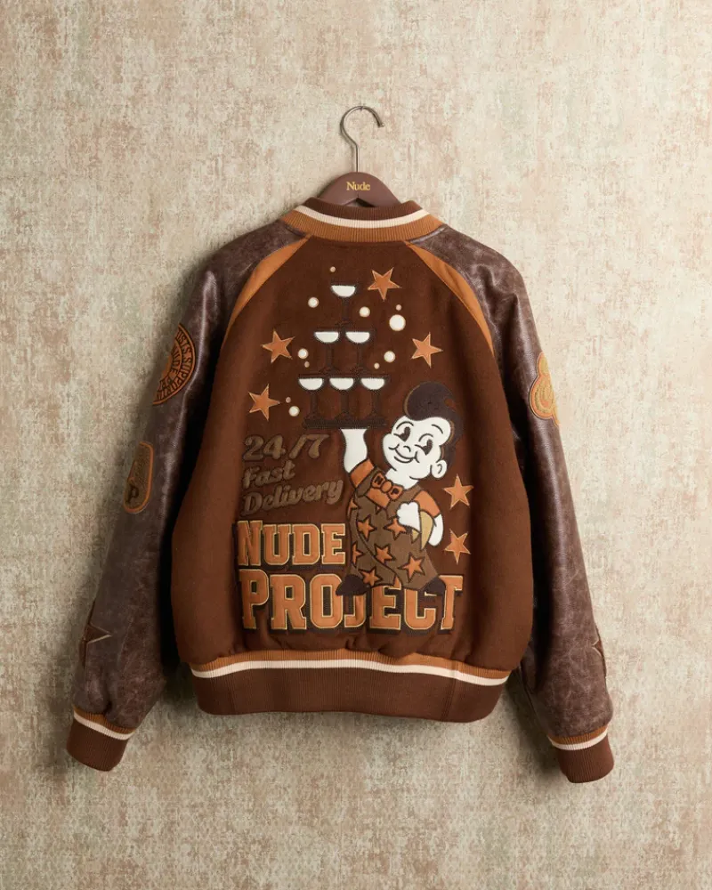 Nude Project "The" Varsity Bomber Jacket Online
