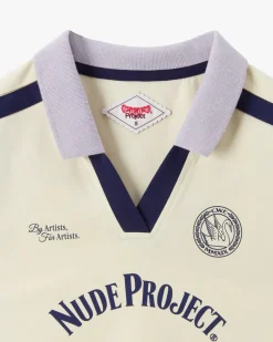 Nude Project Winner Polo Blanco Crema Sale